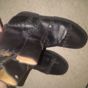 Maison Martin Margiela Black Leather Ankle Boots